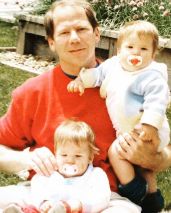 Anne Carver's former husband with their children, Max Carver and Charlie Carver.